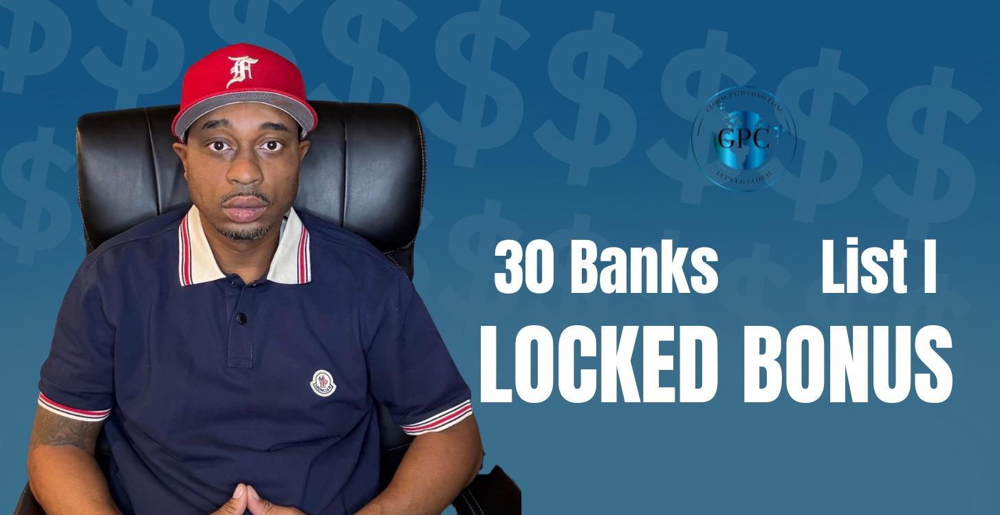 30 Banks List l (LOCKED BONUS)