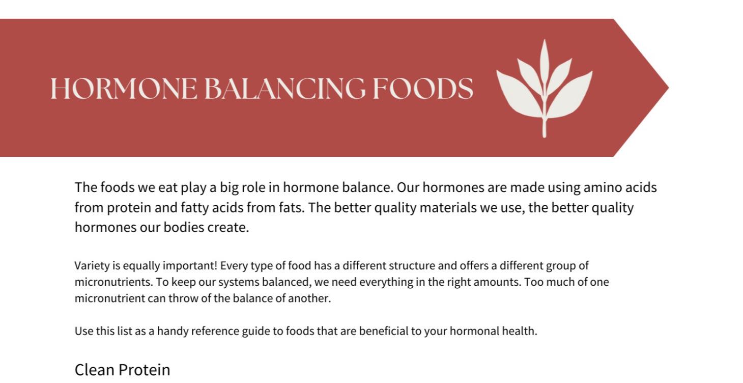 Holistify Wellness Health Handouts