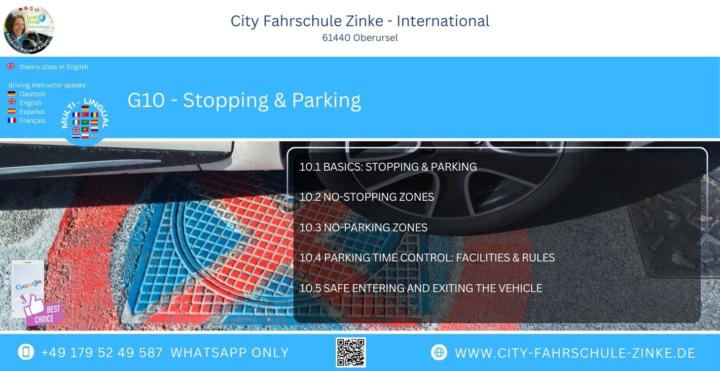 G10 - Stopping & Parking