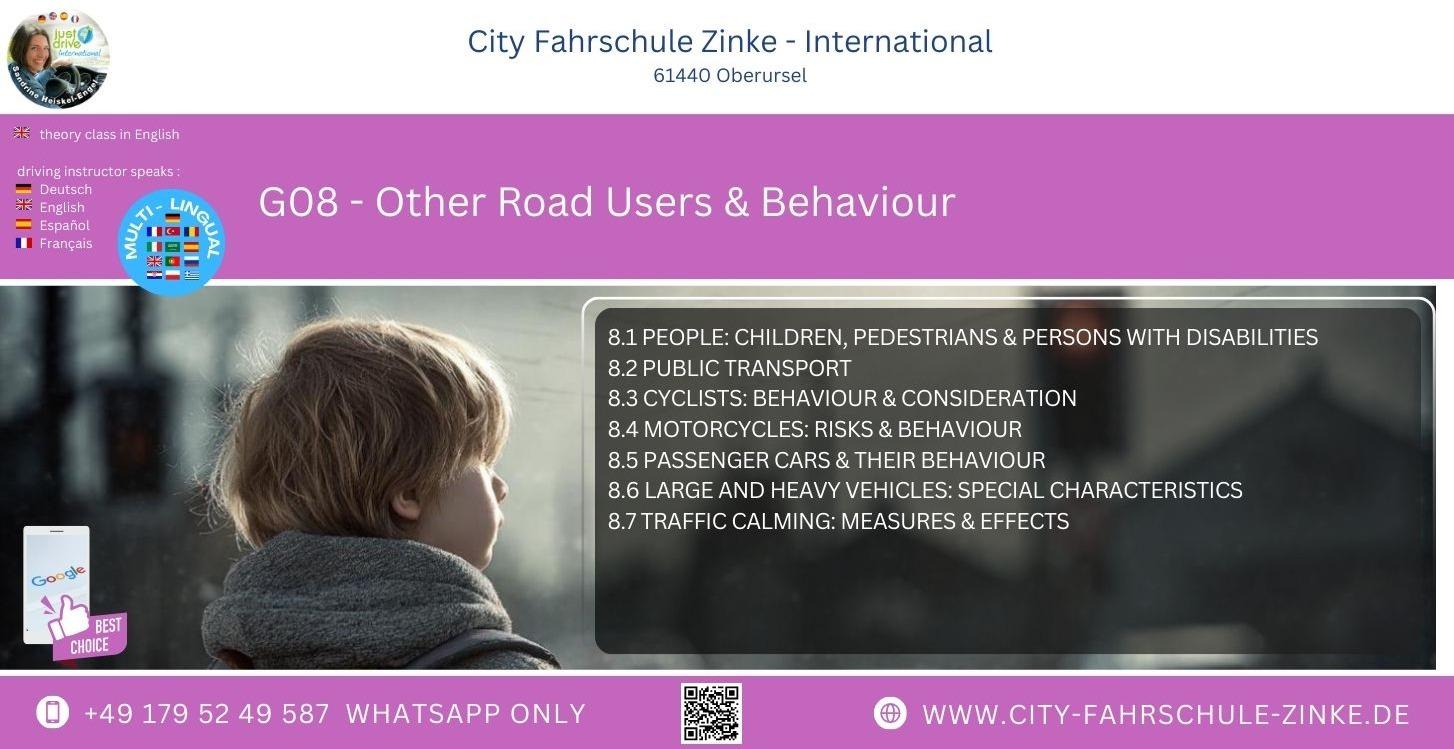 G08 - Other Road Users & Behaviour