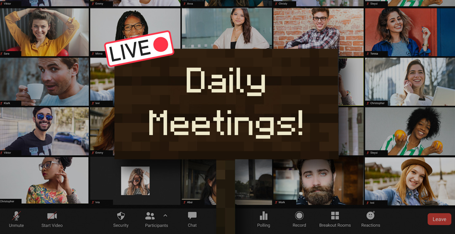 How to join our LIVE meetings!