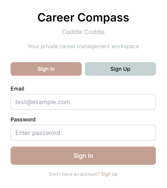 Built a Custom Career Compass App for My Sister's Birthday