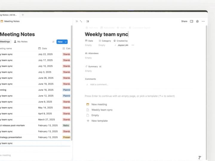 TOOL: Notion - Calendar