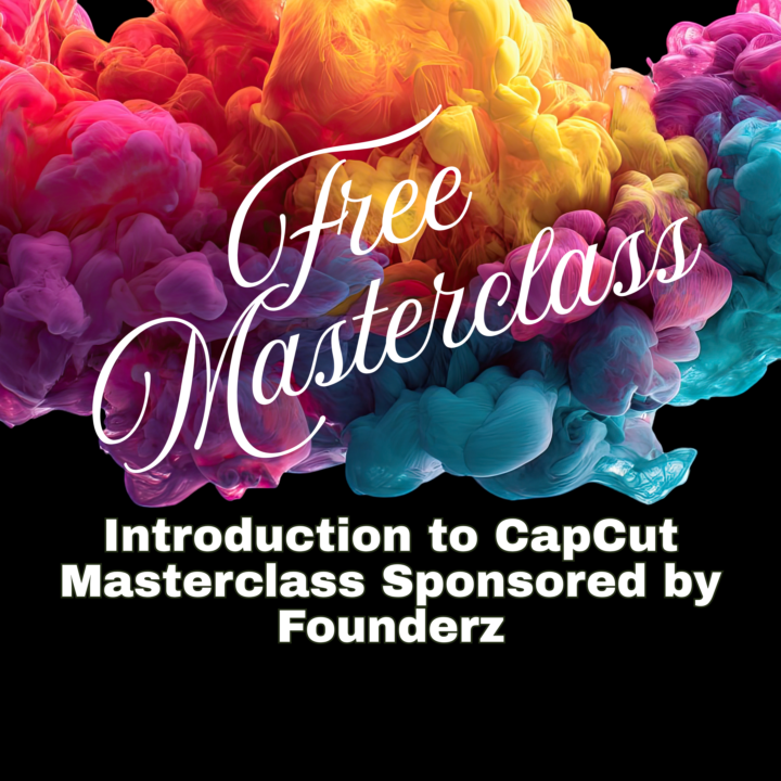 FREE MASTERCLASS SPONSORED BY #FOUNDERZ !   