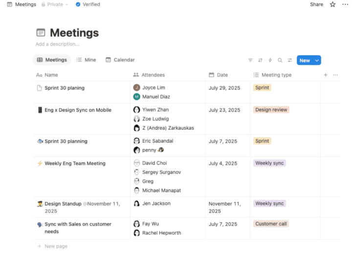 Notion AI Meeting Notes