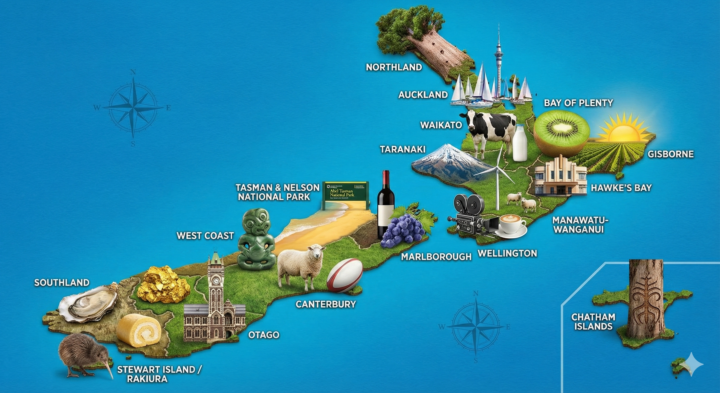 🎨 Just for fun: Turn your country into an AI map! [Nanobanana Fun]