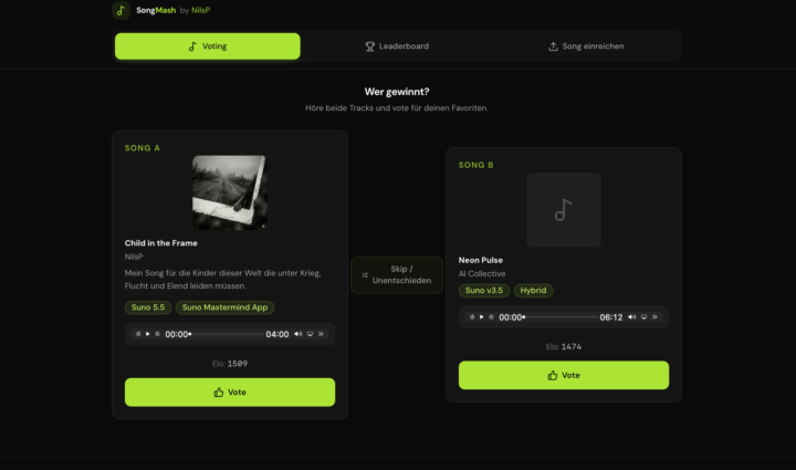 SongMash — endlich hören, was wirklich zählt