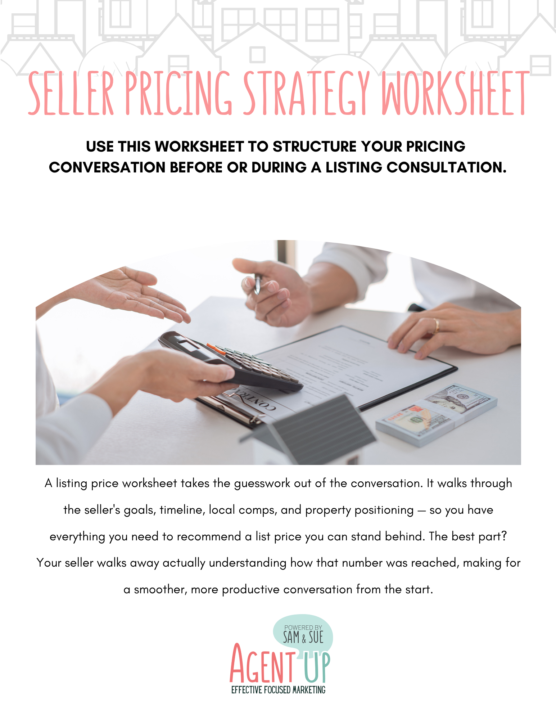 Seller Pricing Worksheet