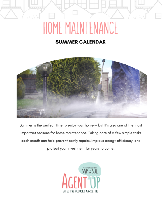 Home Maintenance • Summer edition