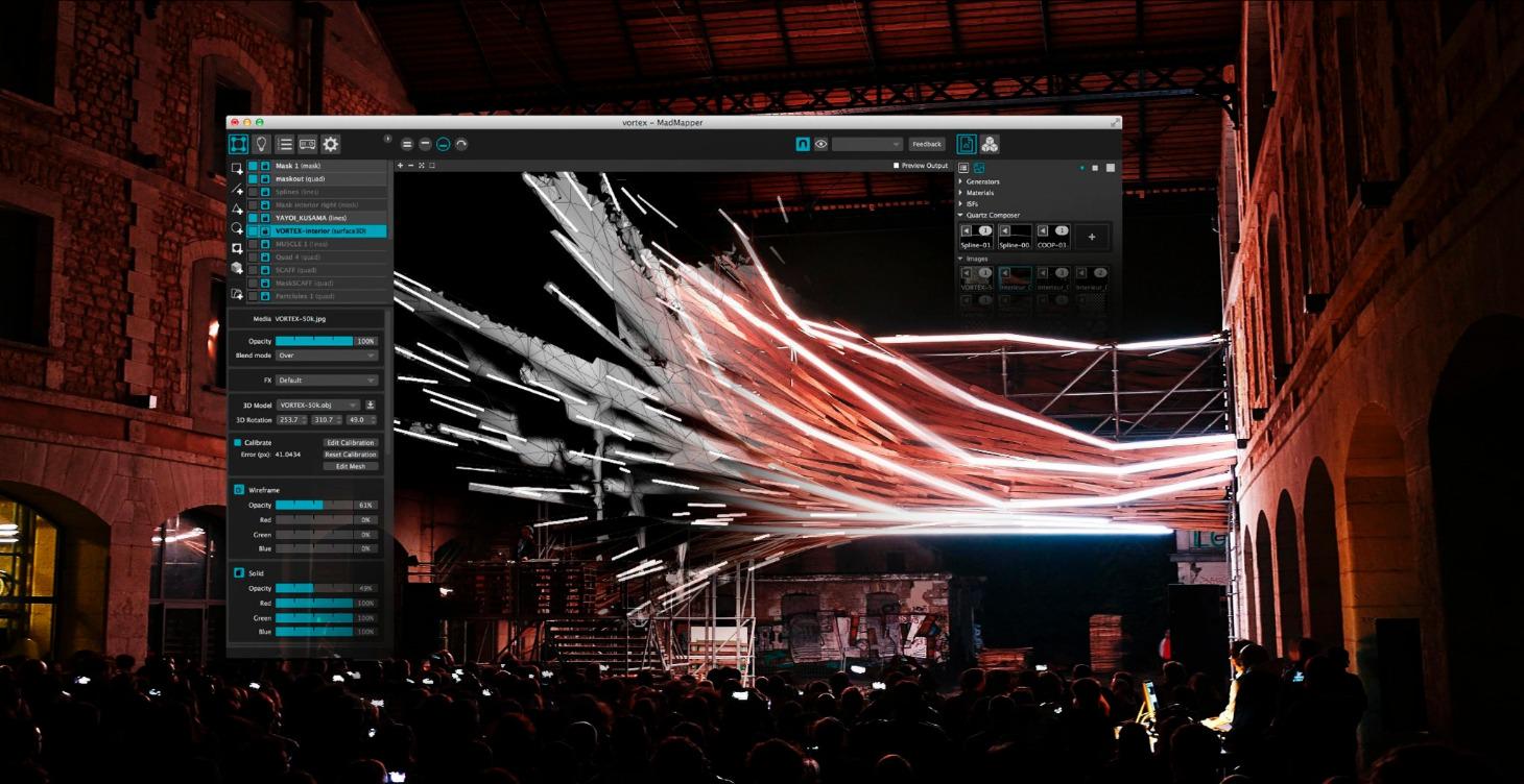 Projection Mapping by Madmapper
