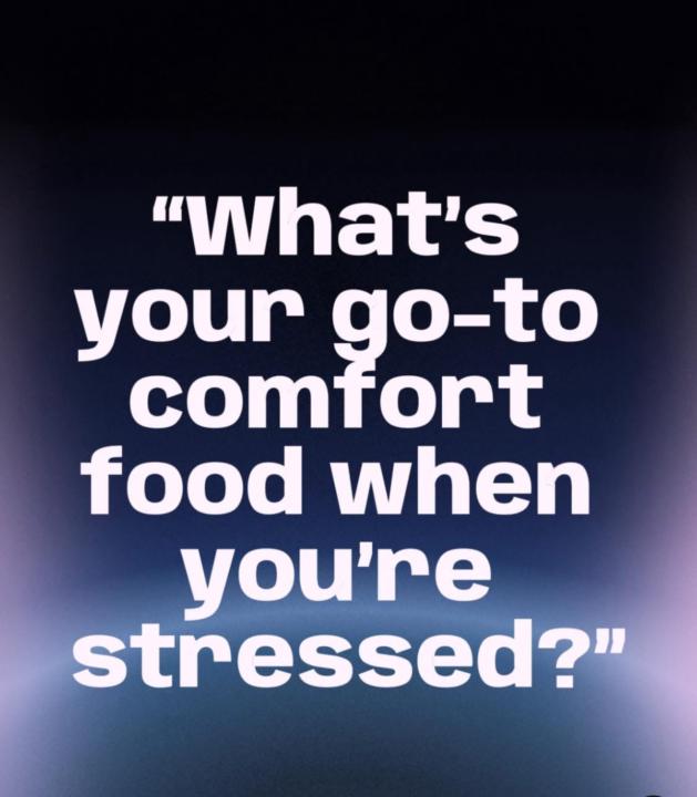 Comfort food…