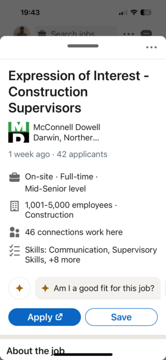 McConnell Dowell job opening