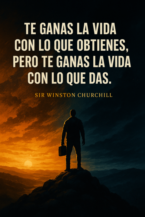 Hay que dar para poder recibir