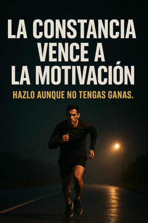La constancia vence a la motivación