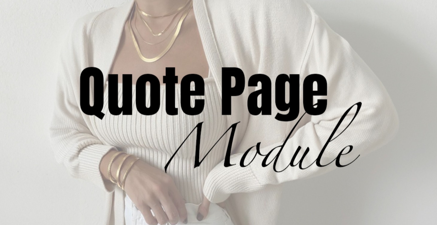 Quote Page Module