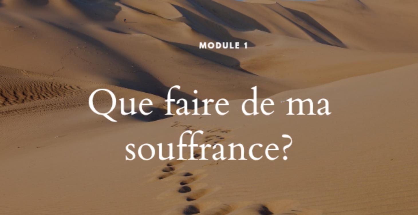 Que faire de ma souffrance? 💔
