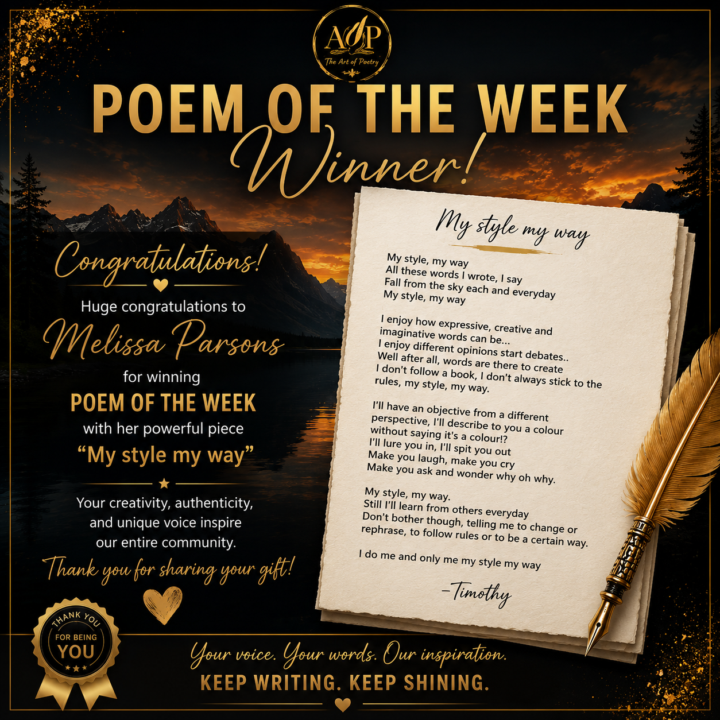 🏆 🌟 Poem of the Week Winner! 🌟 🏆