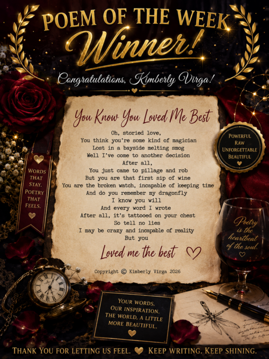🏆✨ POEM OF THE WEEK WINNER ✨🏆