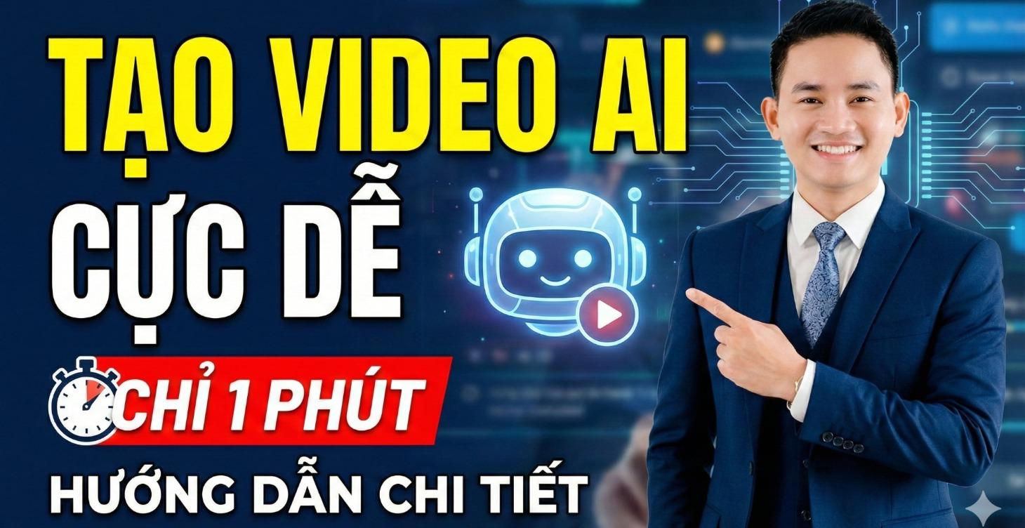 HỌC LÀM VIDEO TRIỆU VIEW BẰNG AI CỰC DỄ CHỈ 1 PHÚT
