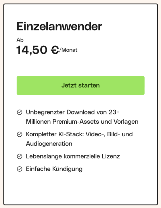 Wer hat Envato Elements?