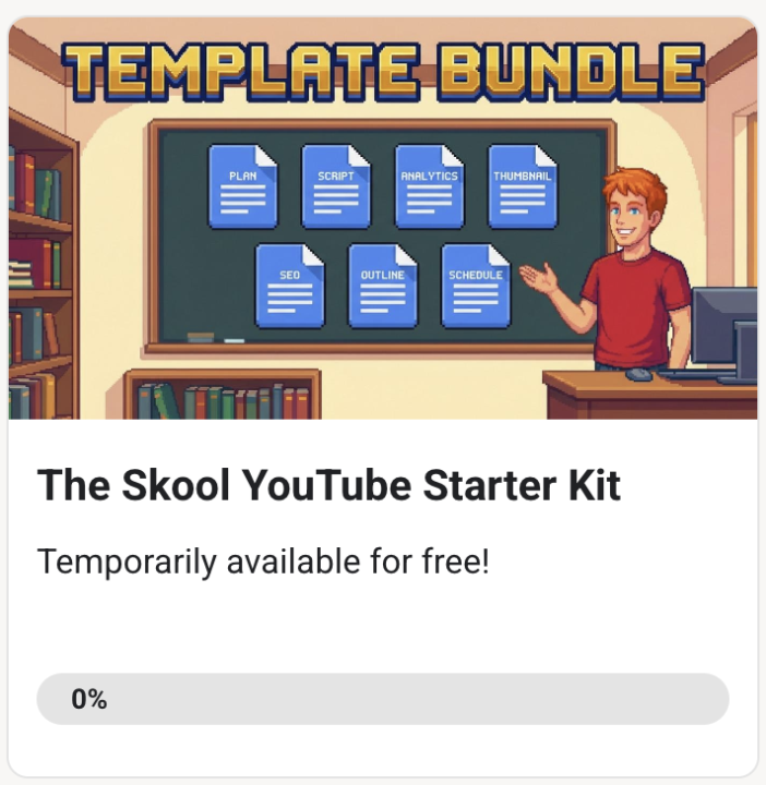 Free YouTube Template Bundle 🎉