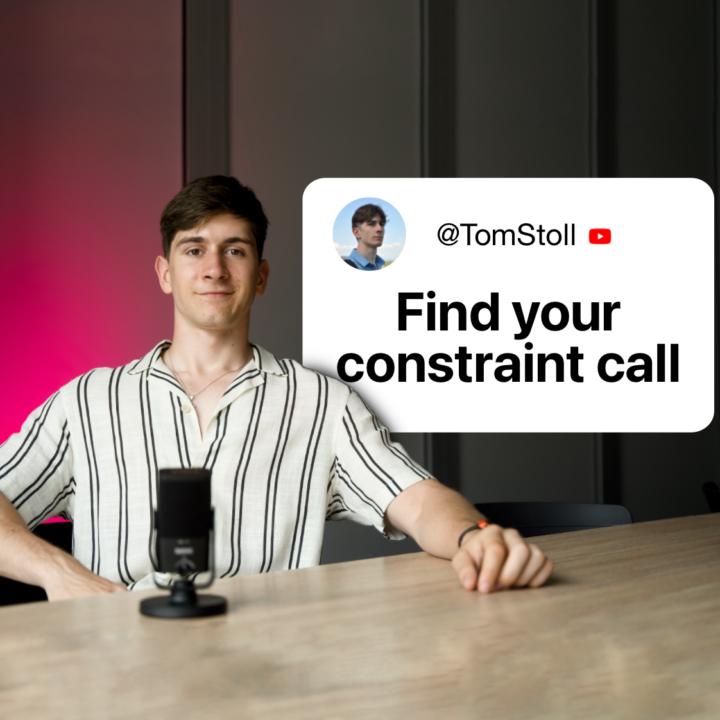 Community Call: “Find Your Constraint” with Tom