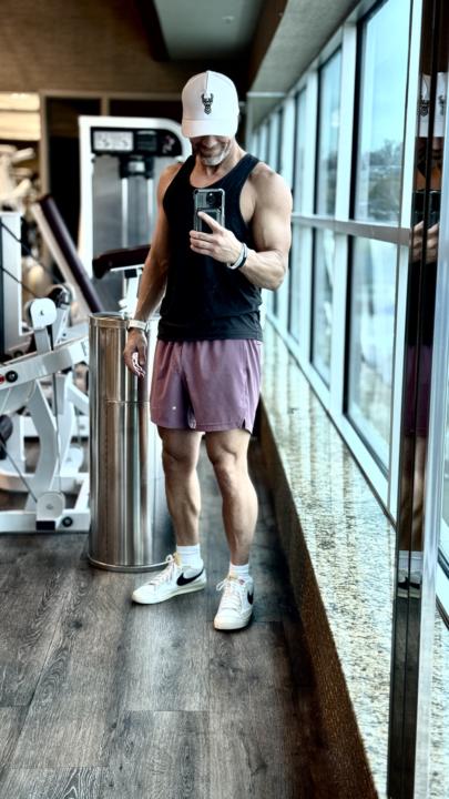 Starting an assault on my lower chest. 