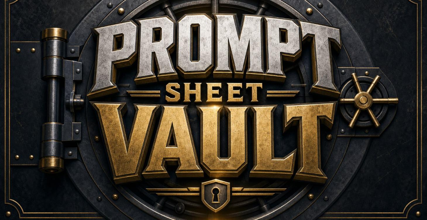 Prompt Sheet Vault