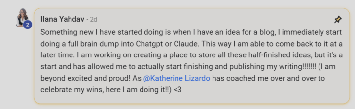 🥹 THIS is the kind of WIN that makes my whole heart full.