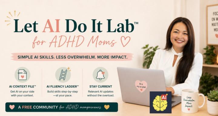 Let AI Do It Lab for ADHD Moms cover