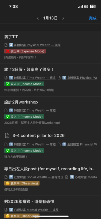 2026 weekday journaling 打卡挑戰 Day 2