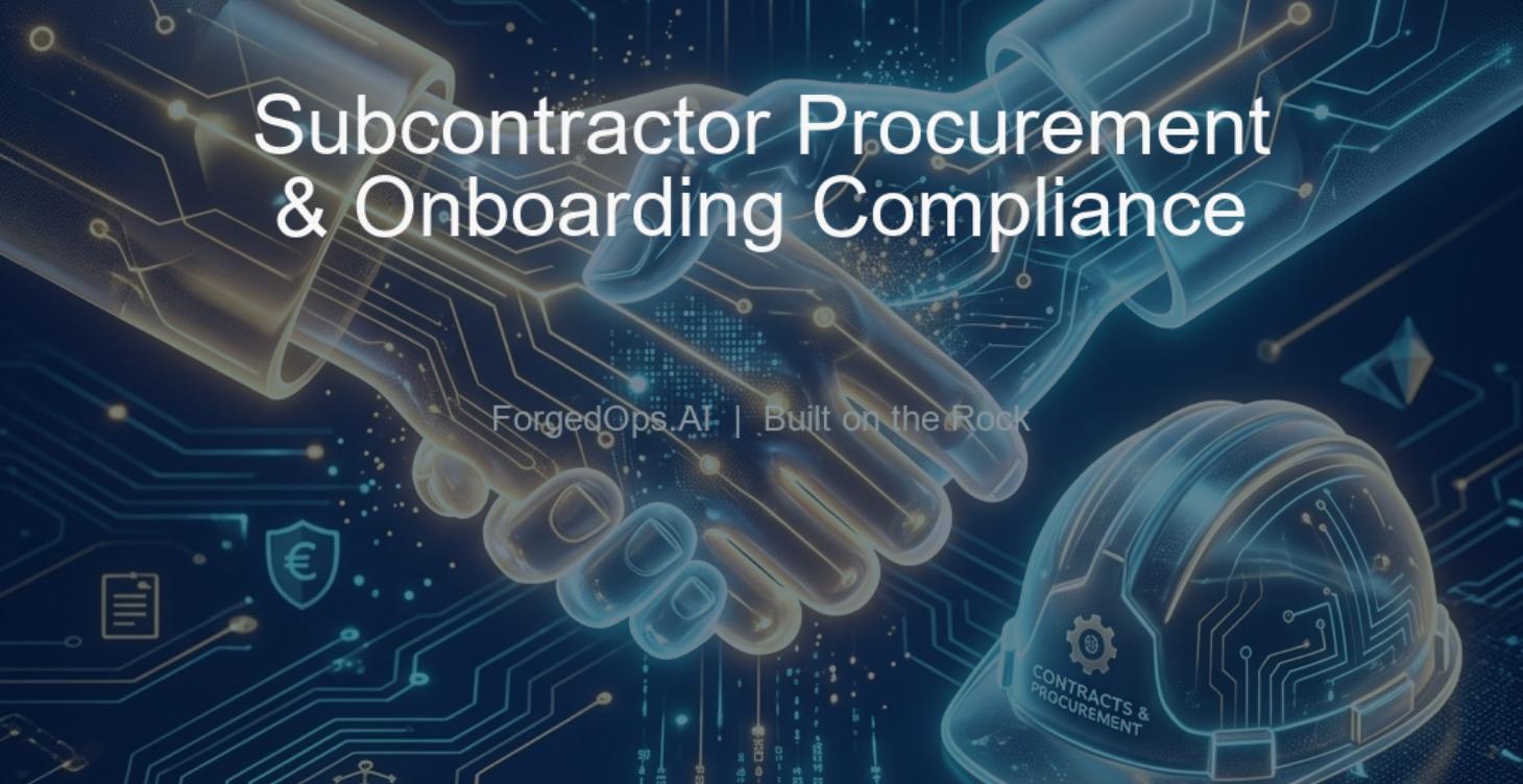 Course 5: Subcontractor Procurement & Onboarding