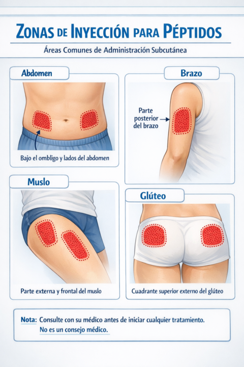 Partes donde nos podemos inyectar 