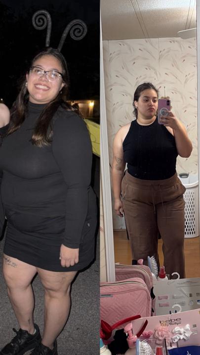 Sintiéndome muy bien conmigo misma.