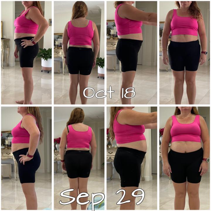 Mi progreso 5 semanas con tirz (5 m g ) 