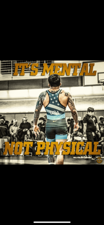 Wrestling is 100% mental