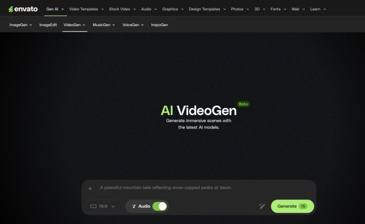 Have you tried Envato AI VideoGen with Veo 3?