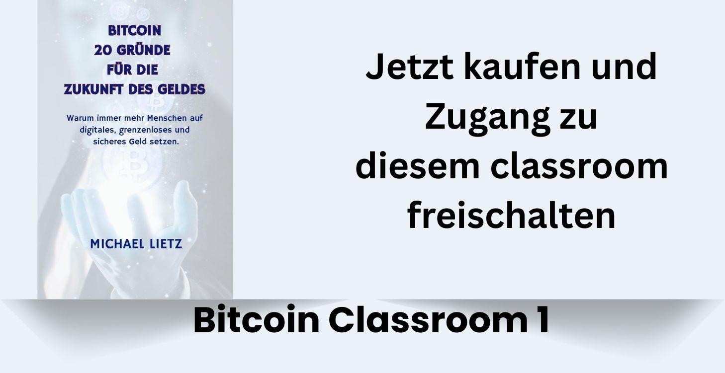 Buchkauf: Bitcoin: 20 Gründe + classroom Bitcoin 1