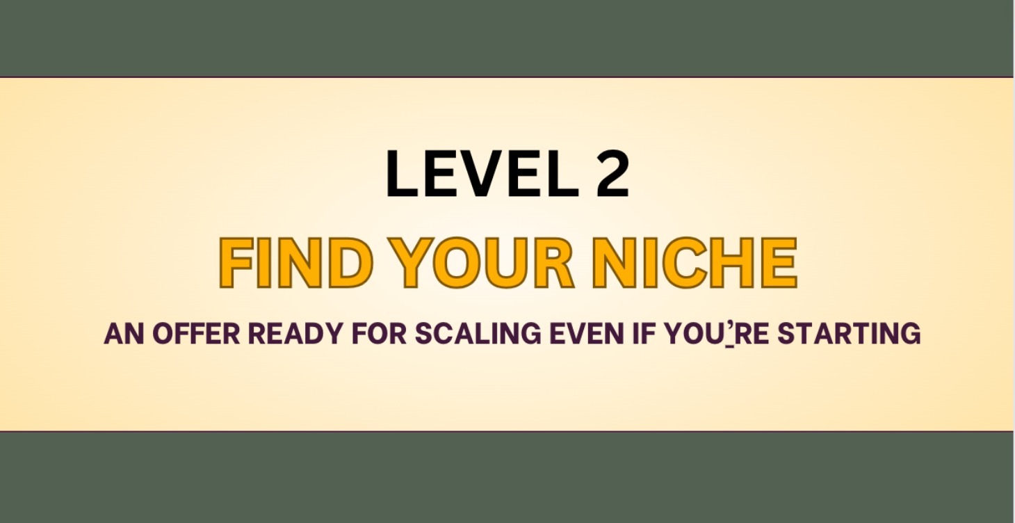 Find Your Niche