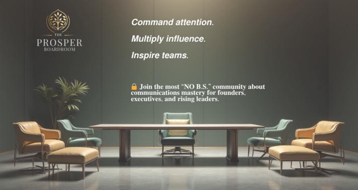 The Prosper Boardroom