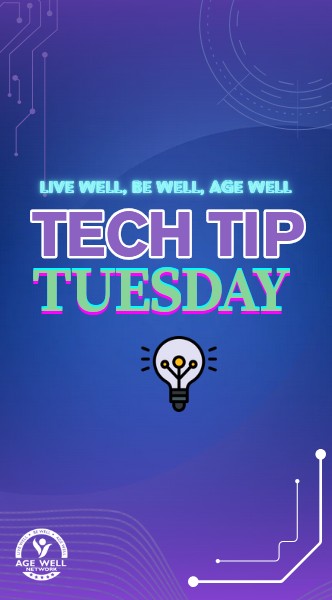 📲Tech Tip Tuesday: Stay Connected, Stay Well💡 