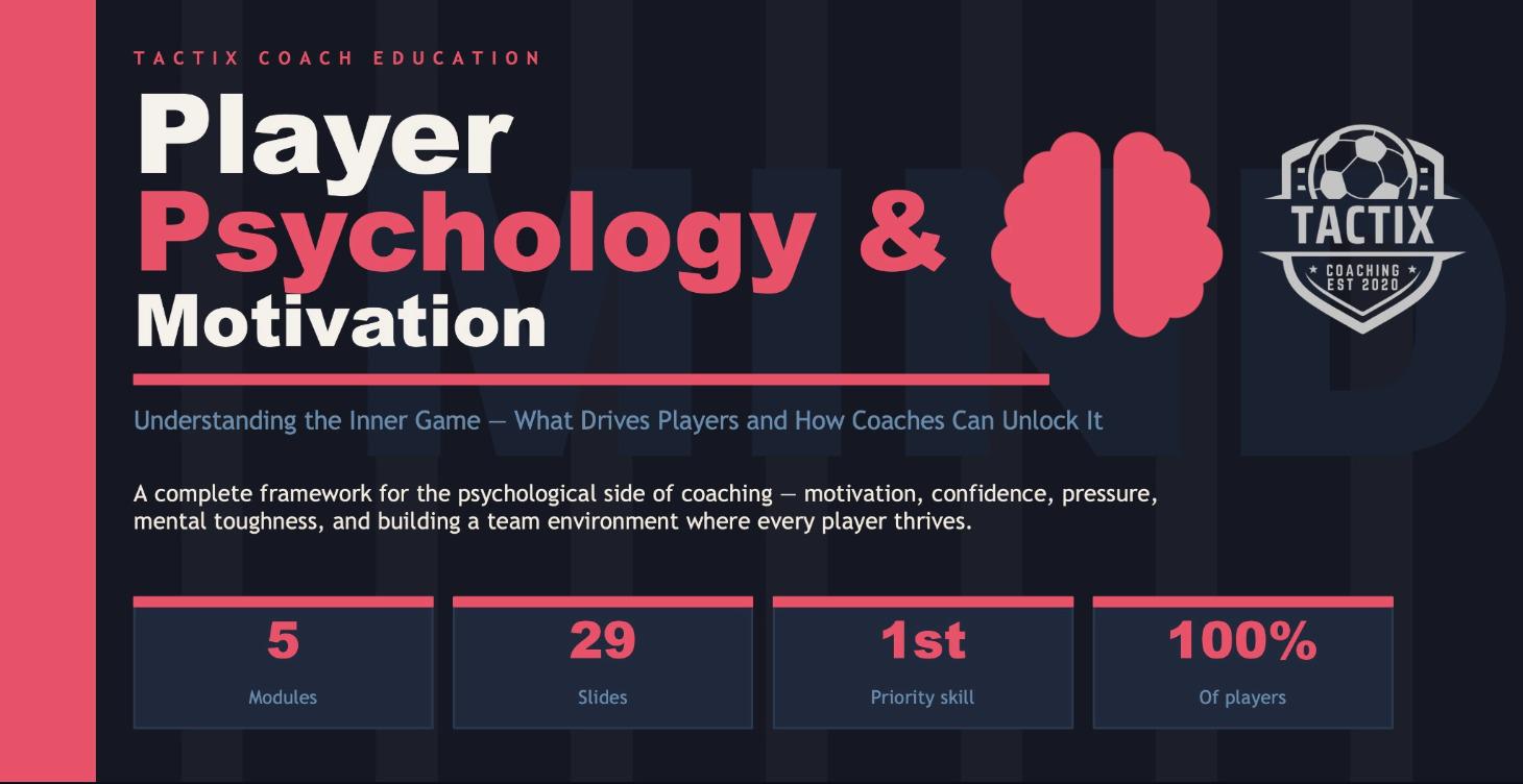 Coaches - Player Motivation & Psychology