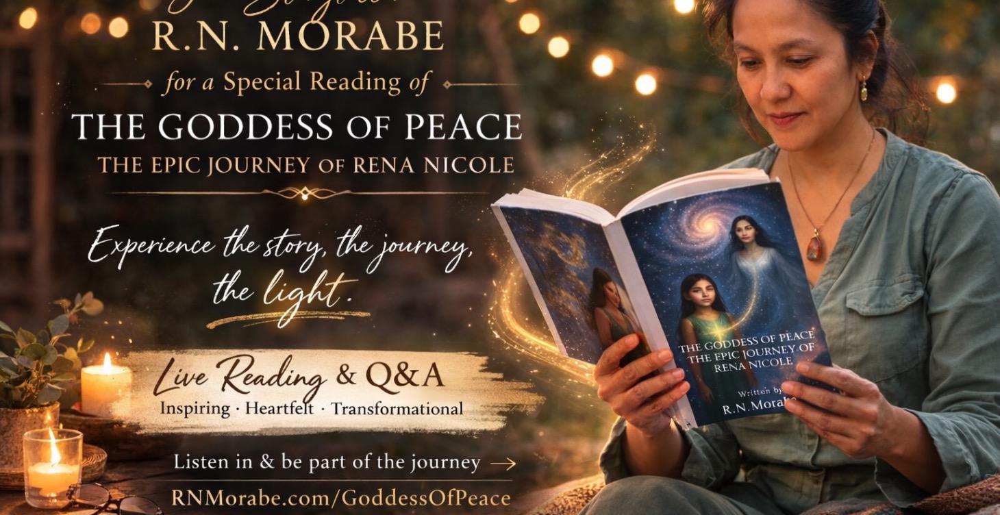 R.N.Morabe reads The Goddess of Peace 🕊️