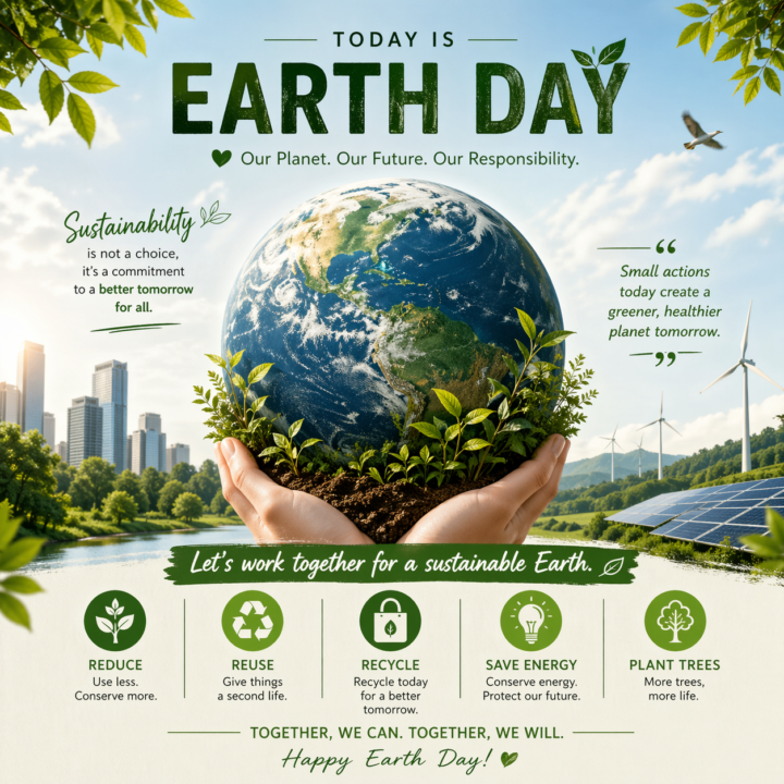 Happy EARTH DAY!!! Copy and paste it everywhere to remind others!