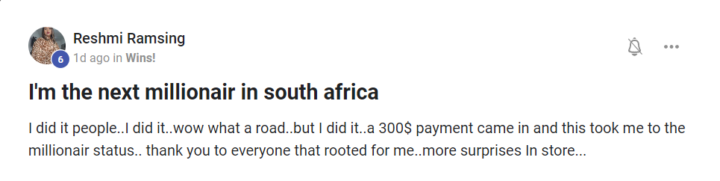 📢ANNOUNCEMENT: Millionaire Reshmi on our Zoom Call this Monday 21 October