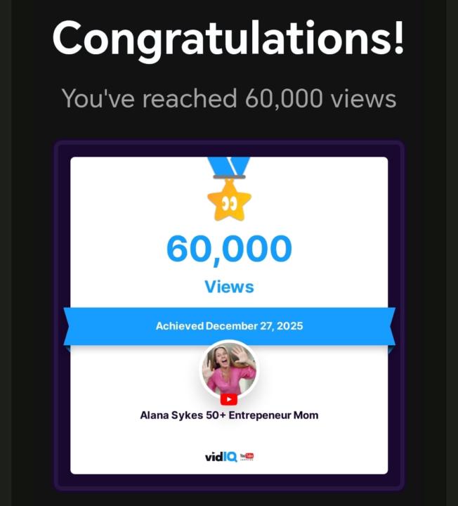 60K Views on YouTube