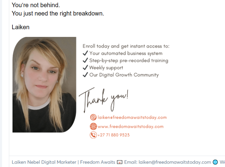 DAY 14 of 90 : Continuing Newsletter