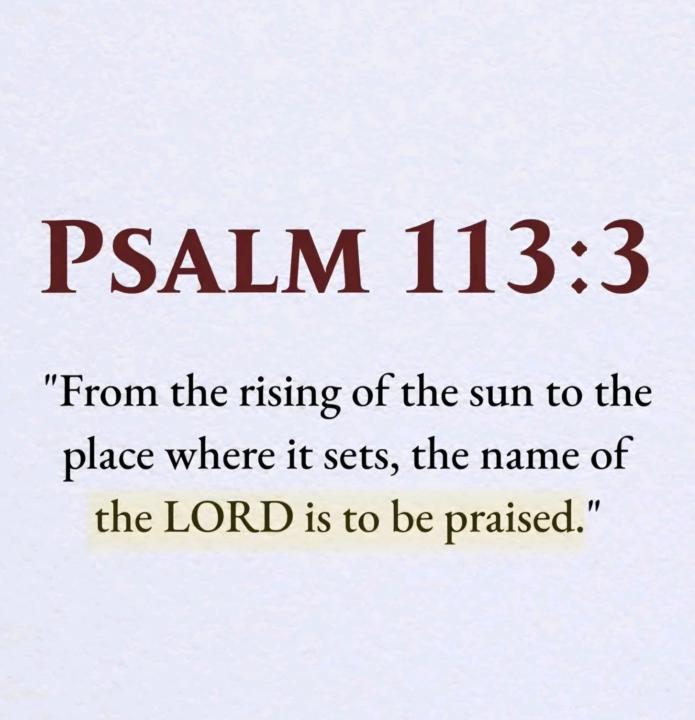 Ps 113:3