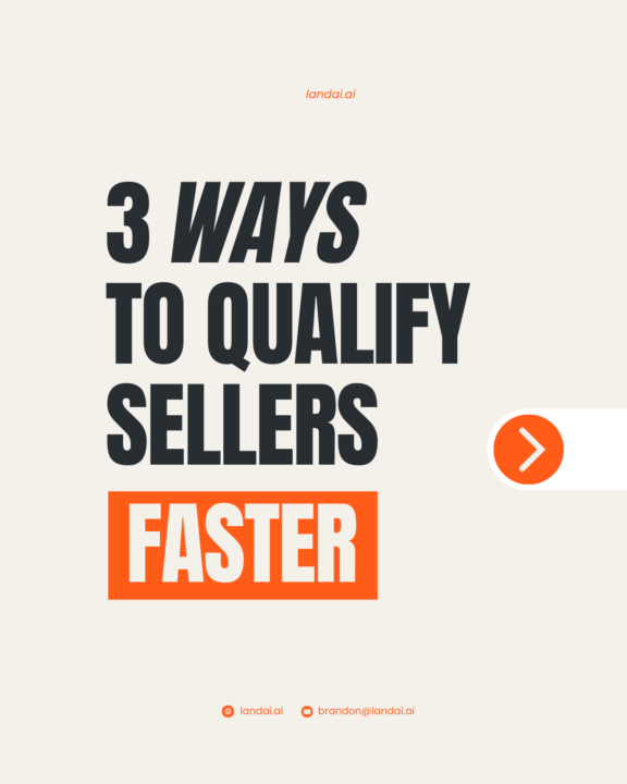 Want to qualify sellers faster?