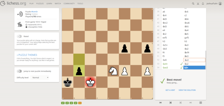 Chess puzzle (find the only good move for white)